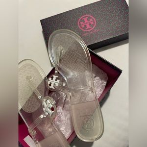 Clear - Tory Burch mini Miller Thong